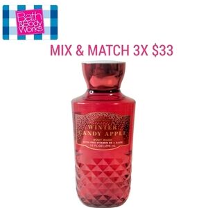 WINTER CANDY APPLE Body Wash Bath and Body Works SALE 3x $33‎ mix or match